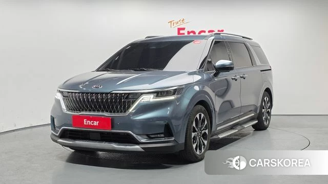 Kia Carnival 4th generation 2021 Небесно-голубой из Кореи