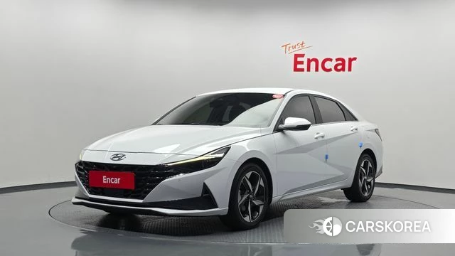 Hyundai Avante (CN7) 2020 Белый из Кореи