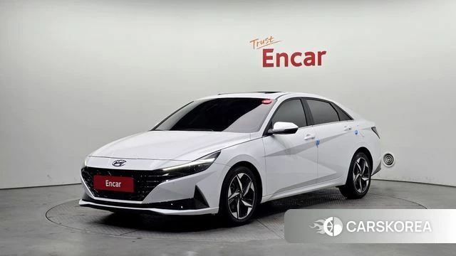 Hyundai Avante (CN7) 2020 Белый из Кореи