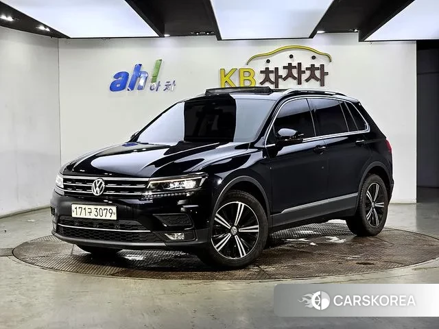 Volkswagen Tiguan second Generation 2020 Черный из Кореи