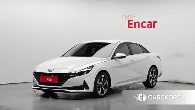 Hyundai Avante (CN7) 2020 Белый из Кореи