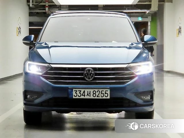 Volkswagen 7th Generation of Jetta 2021 Синий из Кореи