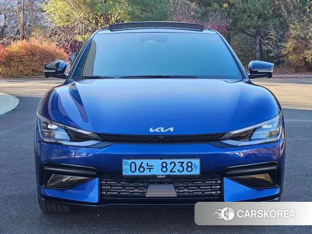 Kia EV6 2023 Синий из Кореи