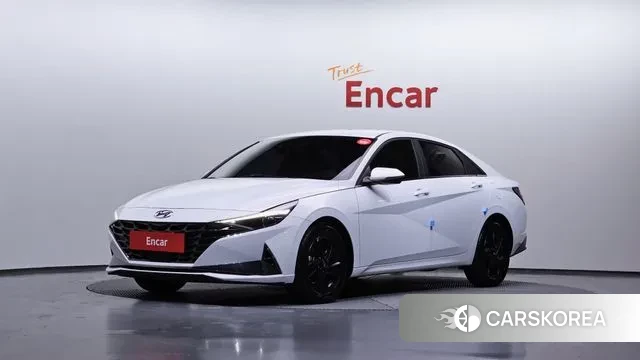 Hyundai Avante (CN7) 2020 Белый из Кореи