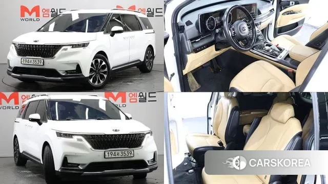 Kia Carnival 4th generation 2020 Белый из Кореи