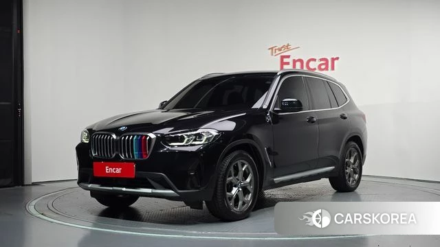 BMW X3 (G01) 2022 Черный из Кореи