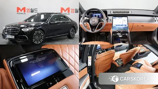 Mercedes-Benz S-Class W223 2023 Черный из Кореи