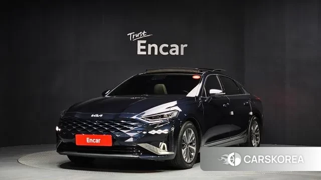 Kia K8 Hybrid 2021 Синий из Кореи