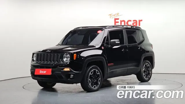 Jeep Renegade 2018 Черный из Кореи