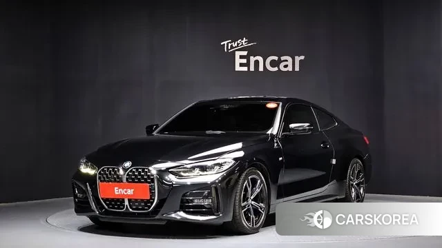 BMW 4 Series (G22) 2021 Черный из Кореи