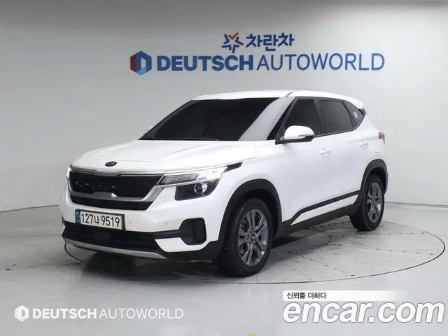 Kia Seltos 2021 Белый из Кореи