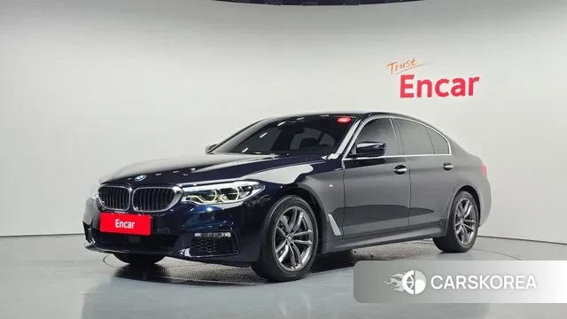 BMW 5 Series (G30) 2018 Черный из Кореи