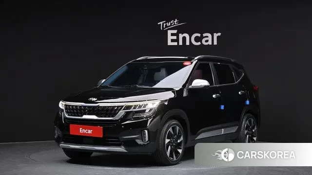Kia Seltos 2020 Черный из Кореи
