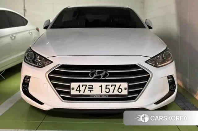 Hyundai Avante AD 2018 Белый из Кореи