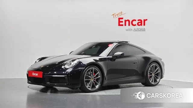 Porsche 911(992) 2021 Черный из Кореи