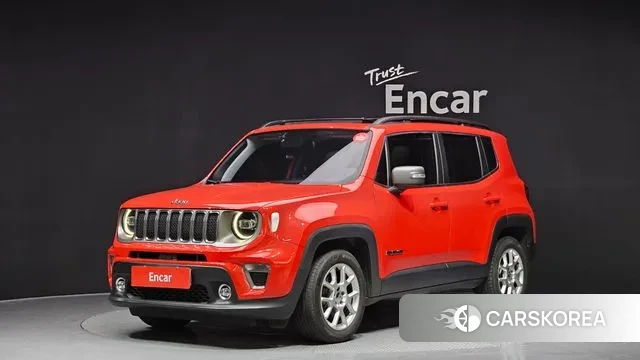Jeep Renegade 2021 Красный из Кореи