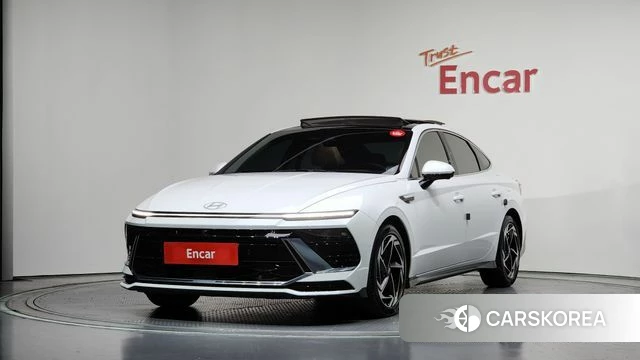 Hyundai Sonata D Edge Hybrid (DN8) 2024 Белый из Кореи
