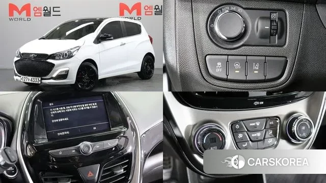 Chevrolet (GM Daewoo) The New Spark 2019 Белый двухцветный из Кореи
