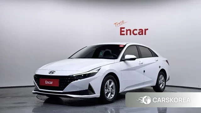 Hyundai Avante (CN7) 2020 Белый из Кореи