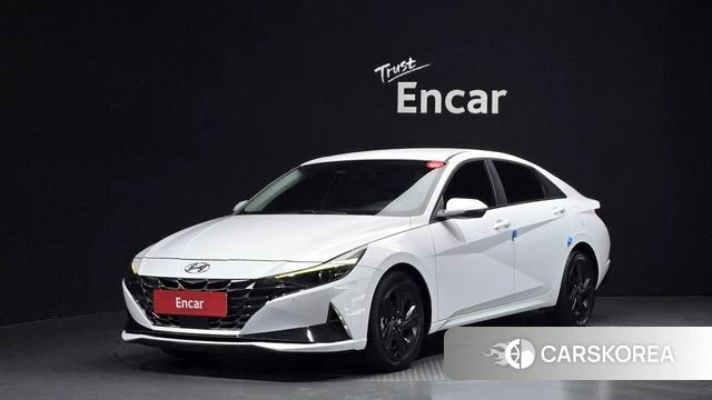 Hyundai Avante (CN7) 2022 Белый из Кореи
