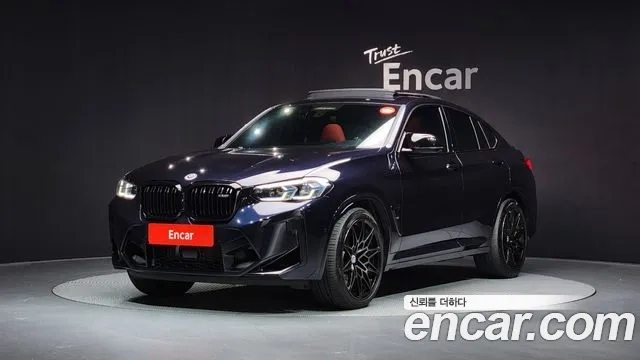 BMW X4M (G02) 2022 Черный из Кореи