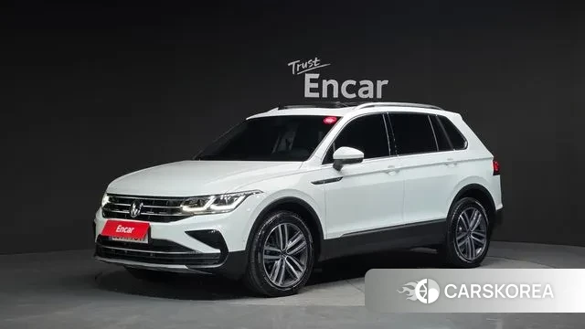 Volkswagen Tiguan second Generation 2022 Белый из Кореи