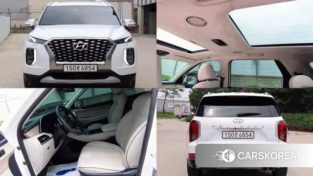 Hyundai Palisade 2022 Белый из Кореи