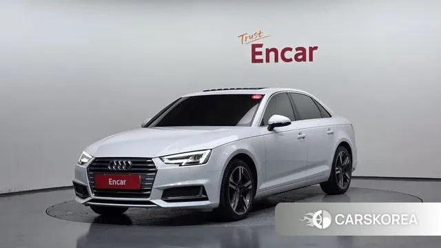 Audi A4 (B9) 2019 Белый из Кореи