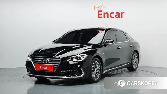 Hyundai Grandeur IG Hybrid 2018 Черный из Кореи