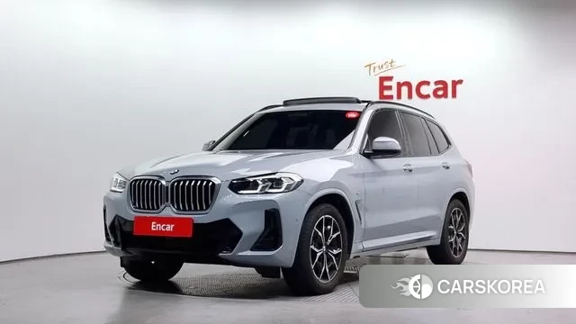 BMW X3 (G01) 2023 Светло-серебряный цвет из Кореи