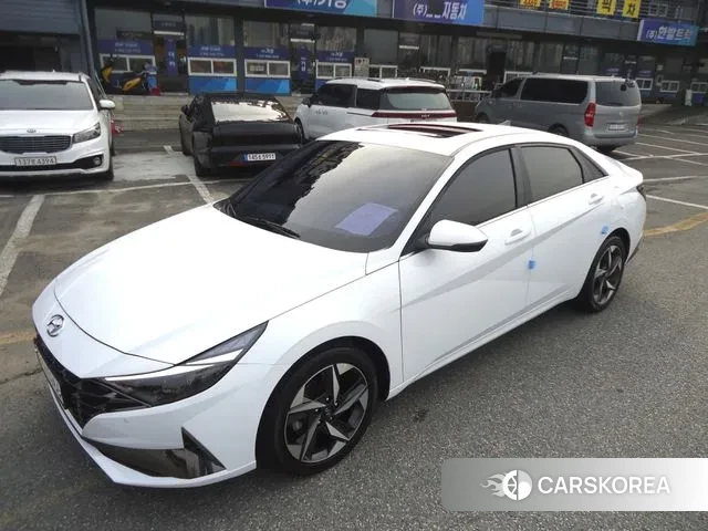 Hyundai Avante (CN7) 2020 Белый из Кореи