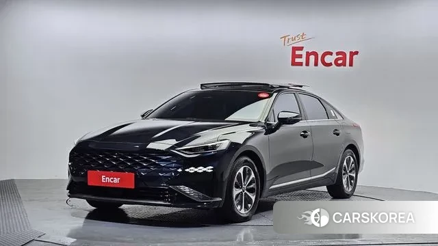 Kia K8 Hybrid 2021 Синий из Кореи