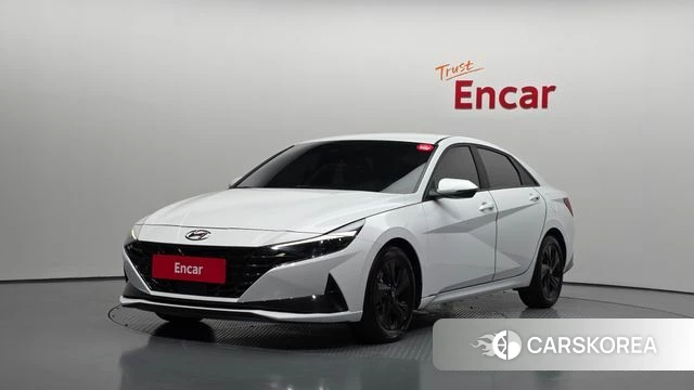 Hyundai Avante (CN7) 2022 Белый из Кореи