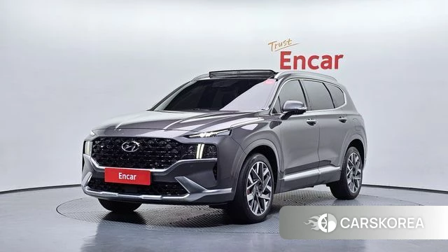 Hyundai The New Santa Fe 2021 Серый из Кореи