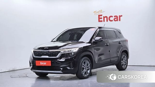 Kia Seltos 2019 Черный из Кореи