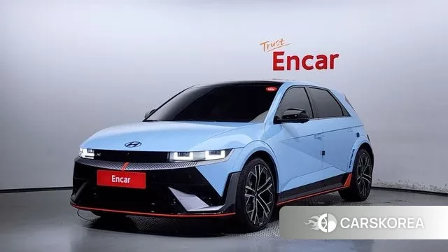 Hyundai Ionic 5 2024 Небесно-голубой из Кореи