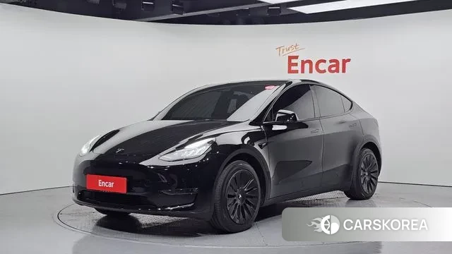 Tesla Model Y 2021 Черный из Кореи