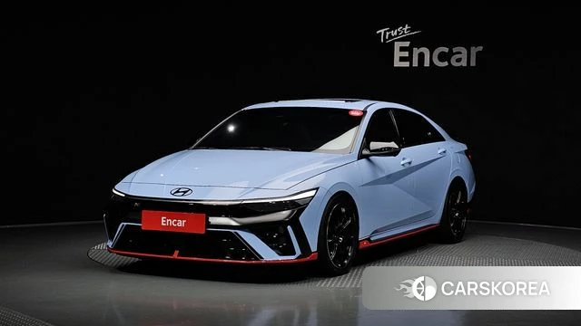 Hyundai The New Avante (CN7) 2025 Синий из Кореи