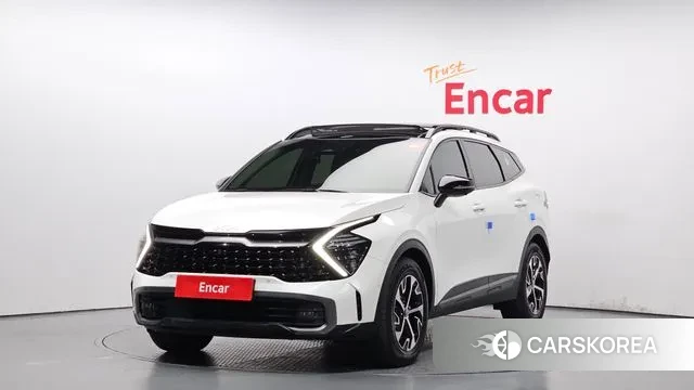 Kia Sportage 5th Generation Hybrid 2021 Белый из Кореи