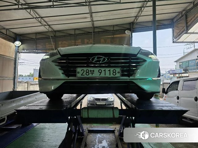 Hyundai Sonata (DN8) 2019 Белый из Кореи