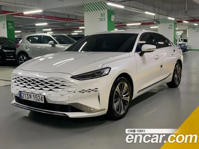 Kia K8 Hybrid 2022 Белый из Кореи