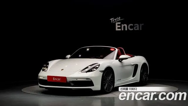 Porsche 718 Boxster 2021 Белый из Кореи