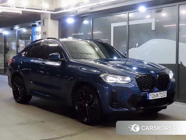 BMW X4 (G02) 2022 Синий из Кореи