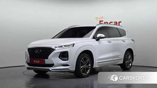 Hyundai Santa Fe TM 2019 Белый из Кореи