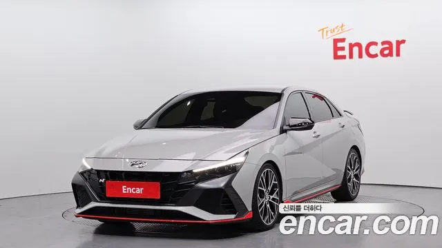 Hyundai Avante (CN7) 2022 Серебристо-серый из Кореи