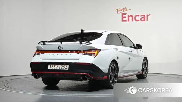 Hyundai The New Avante (CN7) 2023 Белый из Кореи