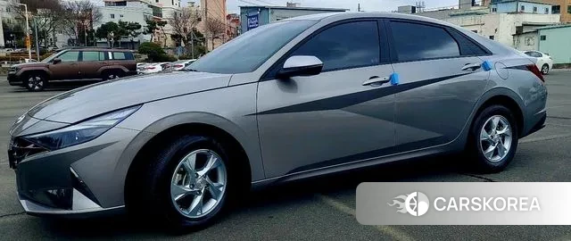 Hyundai Avante (CN7) 2022 Серый из Кореи