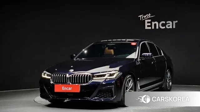 BMW 5 Series (G30) 2021 Черный из Кореи