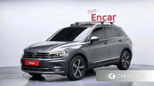 Volkswagen Tiguan Allspace 2020 Серый из Кореи