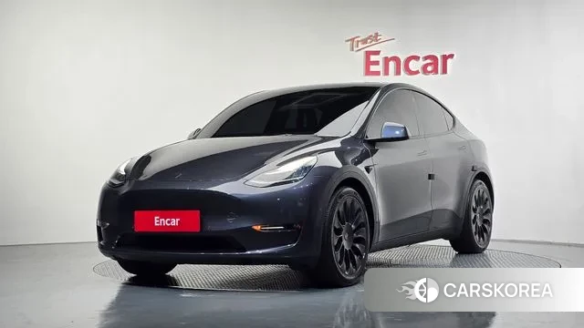 Tesla Model Y 2021 Серый из Кореи